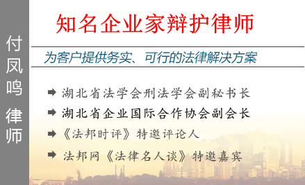 付凤鸣,黄石企业家辩护律师